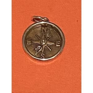 James Avery Retired Silver and Copper Follow the way Compass